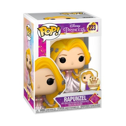 Figur Funko Pop Gold Tangled Rapunzel Ultimate Disney Princess with Enamel Pin Limited Edition Geneva Store Switzerland