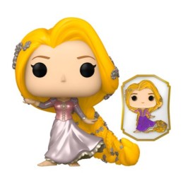 Figurine Funko Pop Gold Tangled Rapunzel (Raiponce) Ultimate Disney Princess avec Pin Edition Limitée Boutique Geneve Suisse