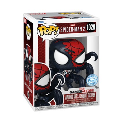 Pop Marvel's Spider-Man 2 Advanced Suit 2.0 Symbiote Takeover Limited Edition