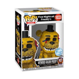 Figuren Funko Pop Five Nights at Freddy's 10. Geburtstag Withered Golden Freddy Limitierte Auflage Genf Shop Schweiz