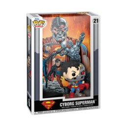 Figurine Funko Pop Comic Cover Cyborg Superman avec Boîte de Protection Acrylique Boutique Geneve Suisse