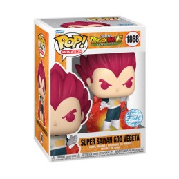 Figur Funko Pop Dragon Ball Super Broly Super Saiyan God Vegeta Limited Edition Geneva Store Switzerland