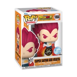 Figur Funko Pop Glow in the Dark Dragon Ball Super Broly Super Saiyan God Vegeta Chase Limited Edition Geneva Store Switzerland