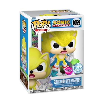 Pop Floqué Sonic Super Sonic avec Emeraudes Edition Limitée