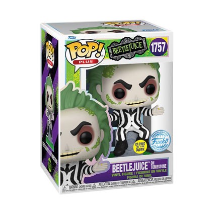 Pop Phosphorescent Beetlejuice sur Pierre Tombale Edition Limitée