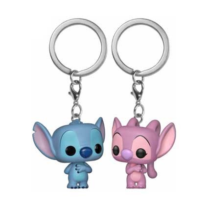 Figur Funko Pop Pocket Keychains Stitch and Angel Geneva Store Switzerland