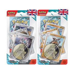 Figurine Pokémon Company International Carte Pokémon en Anglais Together Premium Checklane Blister Écarlate et Violet Boutiqu...