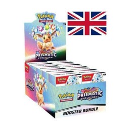 Figurine Pokémon Company International Carte Pokémon en Anglais Prismatic Evelutions Écarlate et Violet Boutique Geneve Suisse