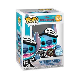 Figur Funko Pop Glow in the Dark Lilo and Stitch Skeleton Stitch Chase Limited Edition Geneva Store Switzerland