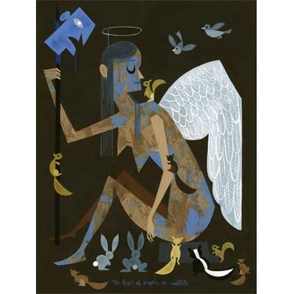 Figur  Print : Amanda Visell : no fear of angels or rabbits Geneva Store Switzerland