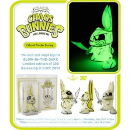 Figurine The Loyal Subjects Chaos Ghost Pirate Bunny Phosphorescent par Joe Ledbetter Boutique Geneve Suisse